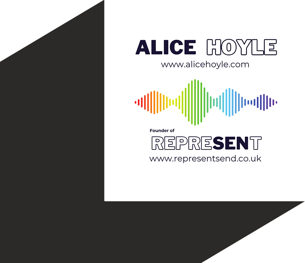 Alice Hoyle Represent logo